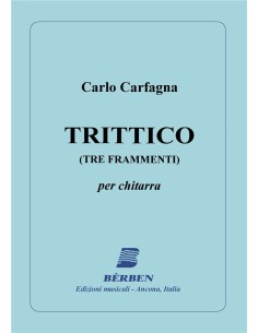 CARFAGNA C.-Trittico (3 frammenti) per chitarra