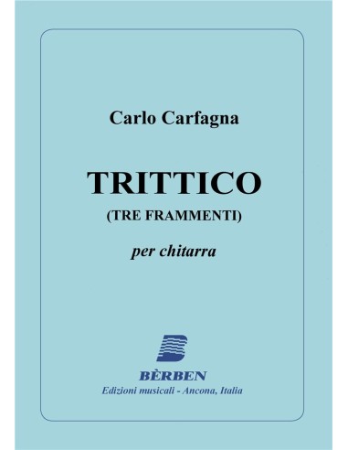 CARFAGNA C.-Trittico (3 frammenti) per chitarra