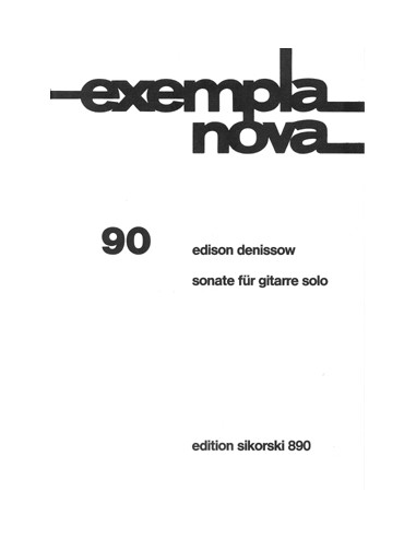 DENISOV E.-Sonata for Guitar (Evers)
