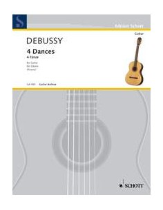 DEBUSSY C.-Dances (4) for Guitar (Krause)