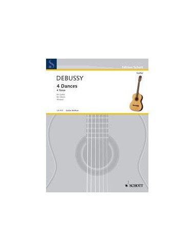 DEBUSSY C.-Dances (4) for Guitar (Krause)