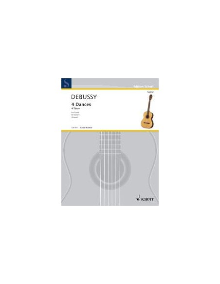 DEBUSSY C.-Dances (4) für Gitarre (Krause)