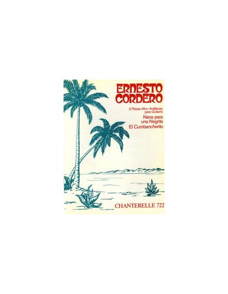 CORDERO E.-Afro Antillean Pieces (2) per Chitarra