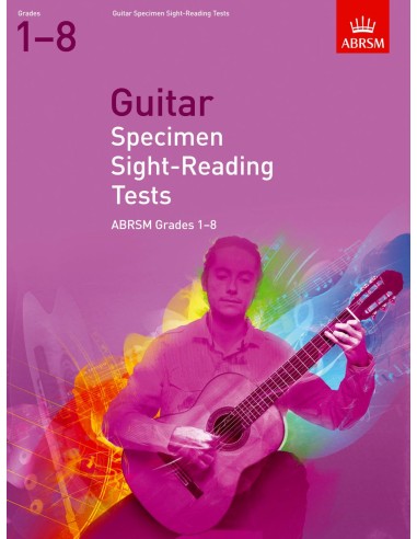ABRSM-Specimen Sight Reading Tests Grades 1/8 for Guitar