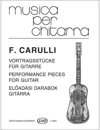 CARULLI F.-Gitarre Performance Stücke (Benko)