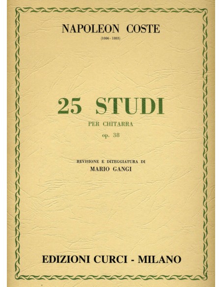 COST N.-Studi (25) Op.38 per Chitarra (Gangi)