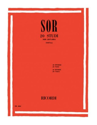 SOR F.-Studios (20) per Chitarra (Dell Ara)