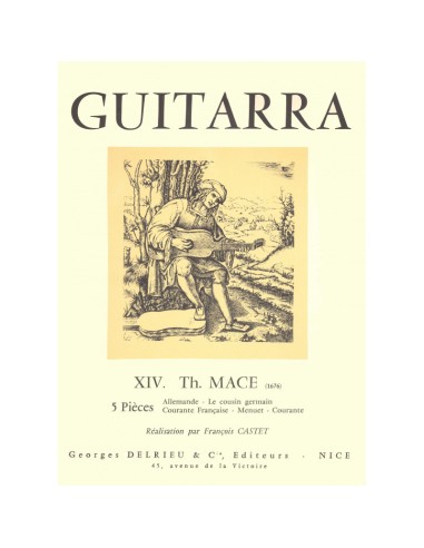 MACE T.-Pieces (5) pour guitare