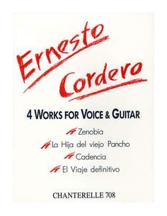 CORDERO E.-Works (4) per voce e chitarra