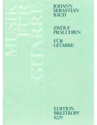 BACH J.S.-Preludes (12) per chitarra (Krause)