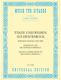 Musique baroque - Danses et airs baroques pour guitare (Scheit)