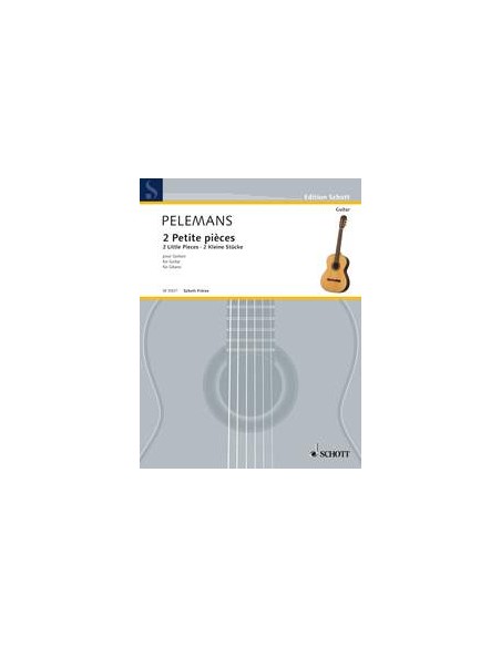 PELEMANS W.-Petites pièces (2) pour guitare