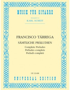 TARREGA F.-Preludios Completos para Guitarra (Scheit)