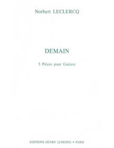 LECLERCQ N.-Demain (5 Pezzi) per Chitarra
