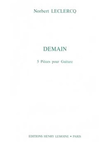 LECLERCQ N.-Demain (5 Pezzi) per Chitarra
