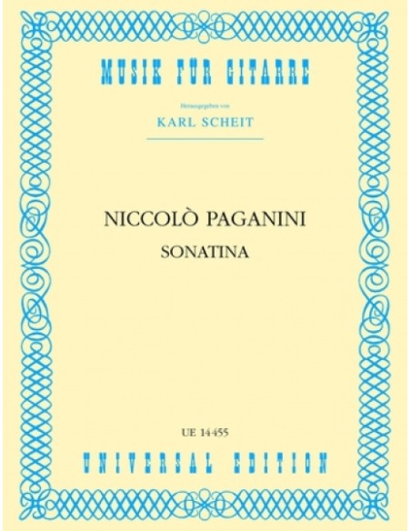 PAGANINI N.-Sonatine C-Dur für Gitarre (Scheit)