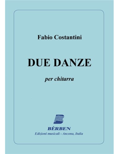 COSTANTINI F.-Dances (2) for Guitar