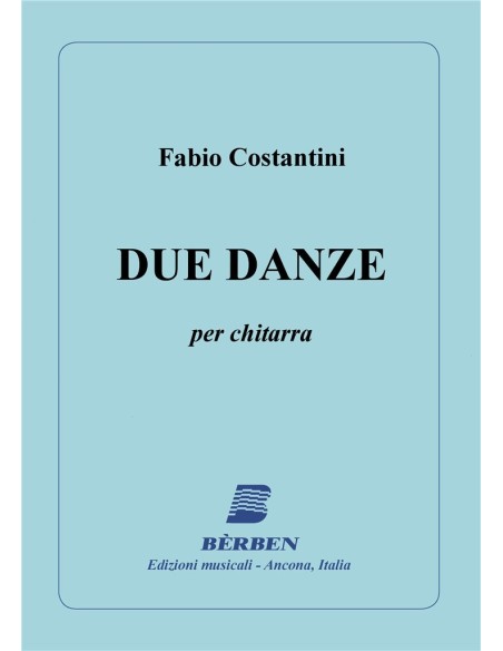 COSTANTINI F.-Dances (2) for Guitar