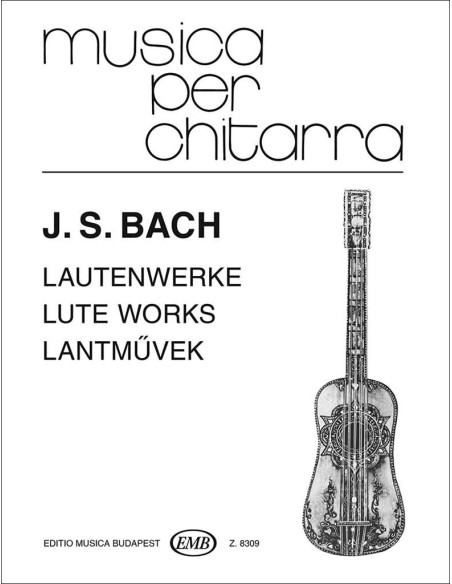BACH J.S.-Luth Works pour guitare (Sarkozy)