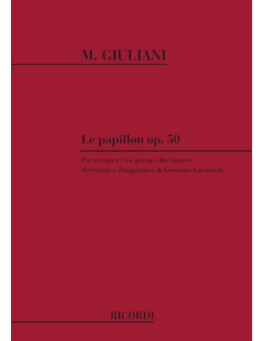 GIULIANI M.-La Farfalla (Le Papillon) Op.50 per Chitarra