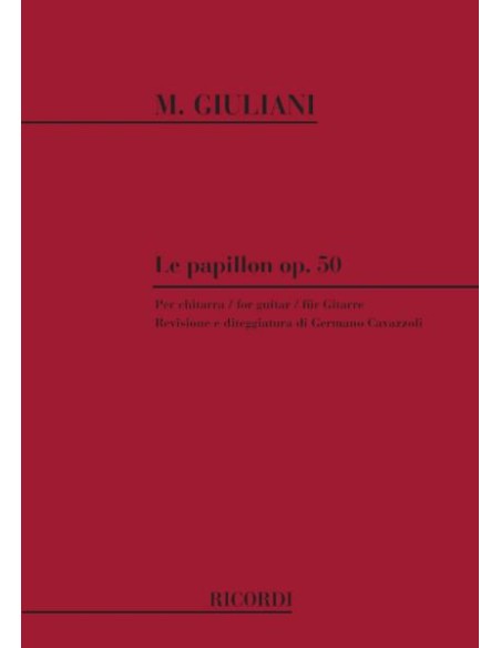 GIULIANI M.-La Farfalla (Le Papillon) Op.50 per Chitarra