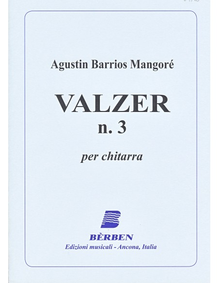 BARRIOS A.-Valzer n. 3 per chitarra