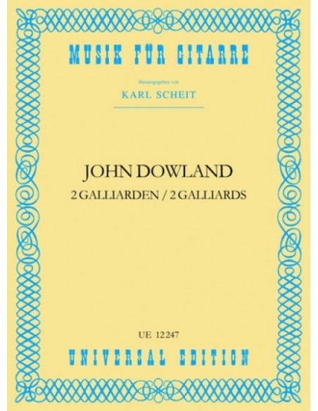 DOWLAND J.-Gallardas (2) per chitarra (Scheit)