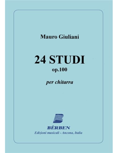 GIULIANI M.-Studi (24) Op.100 per Chitarra (Carfagna)
