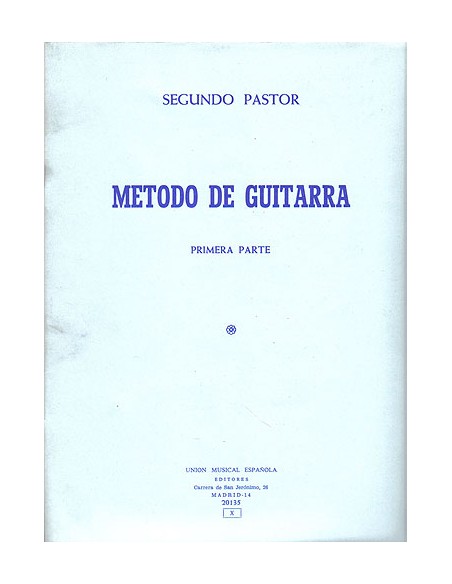 PASTOR S.-Method Vol.1 for Guitar