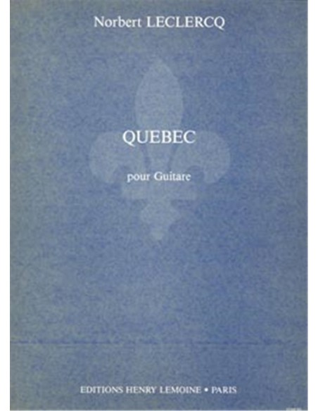 LECLERCQ N.-Quebec für Gitarre