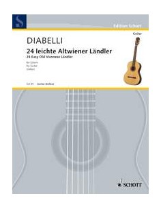 DIABELLI A.-Danze antiche facili viennesi (24) per chitarra (Gotze)