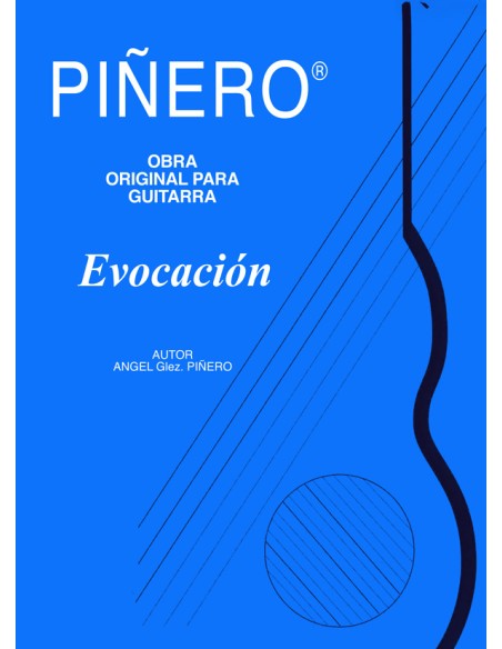PIÑERO A.-Evocation pour guitare (Inc.CD)