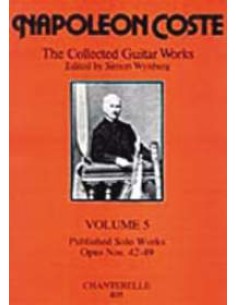 COST N.-Complete Works Vol.5: Op.42 to 49 for Guitar (Wynberg)