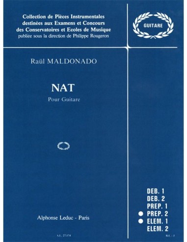 MALDONADO R.-Nat per chitarra (Rougeron)
