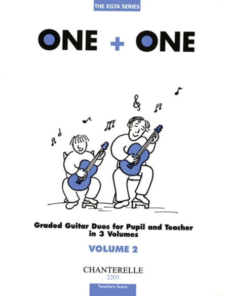 EGTA-One plus One Vol.2º (Teacher) for Guitar (Inc.Accompaniment) (Wright)