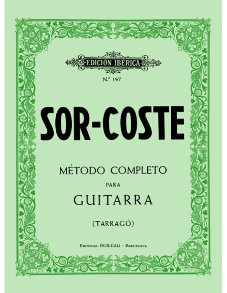 SOR & COSTE-Methode für Gitarre (iberisch)