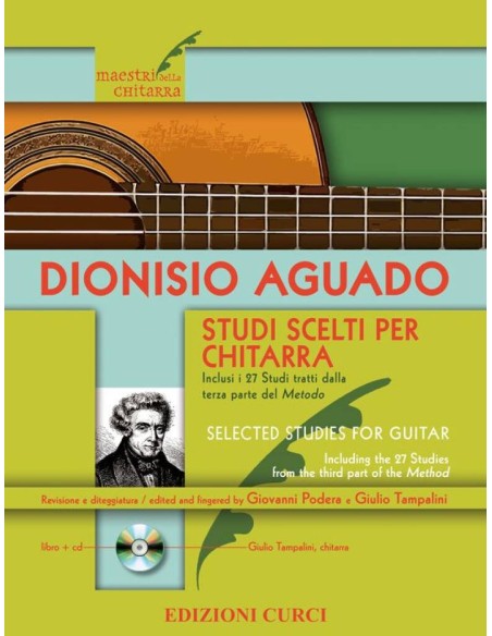 AGUADO D.-Selected Studios für Gitarre (Inc.CD)