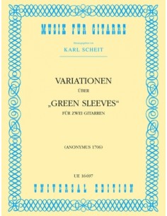 ANONYMOUS-Variations on "Green Sleeves" for 2 Guitars (Scheit)