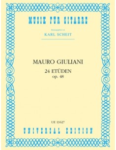 GIULIANI M.-Studies (24) Op. 48 for Guitar (Scheit)