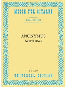 ANONIMO-Notturno pour guitare (Scheit)