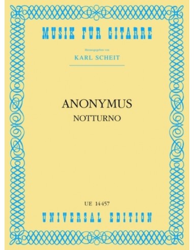 ANONIMO-Notturno für Gitarre (Scheit)