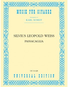 WEISS S.L.-Passacaglia per chitarra (Scheit)