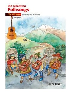 MAGOLT H.M.-Die schönsten Volkslieder für 1 oder 2 Gitarren