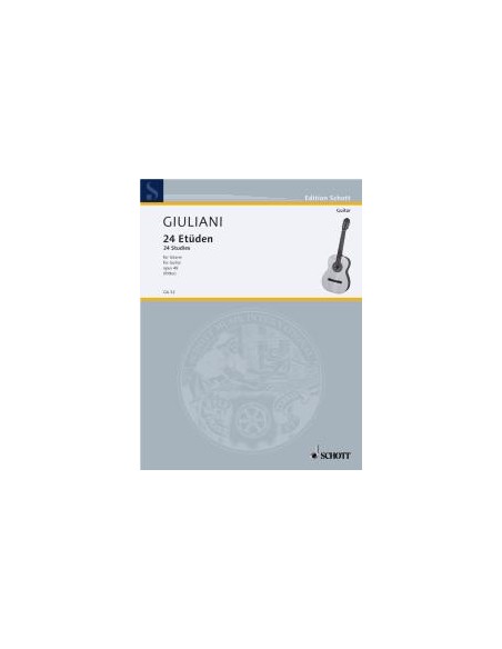 GIULIANI M.-Studi (24) Op. 48 per Chitarra (Ritter)