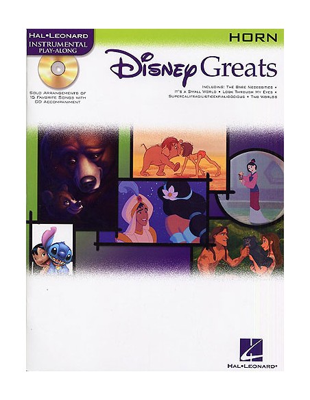 DISNEY-Greats for Horn (Libro/Audio online)