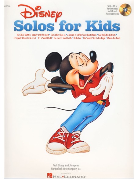 DISNEY-Solos per bambini (PVG) (Inc.CD)