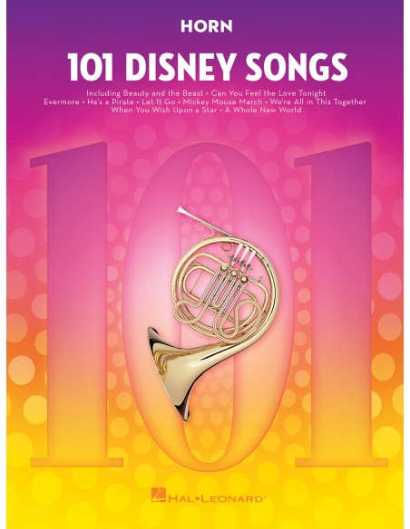 DISNEY-101 Canzoni Disney per corno