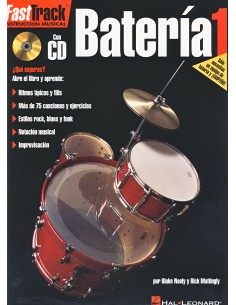 FAST TRACK-Method for Drums 1st (Online Audio)