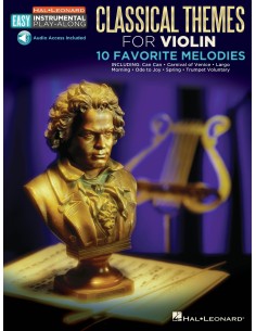 HAL LEONARD-Easy Instrumental Play Along: Classical Themes for Violin (Audio Online)