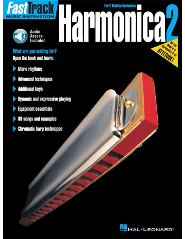 FAST TRACK-Method for Harmonica 2º para Armonica (Audio Online)
